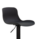 Scaun de bar Walden, polipropilena si metal, 40x43x100 cm - Negru