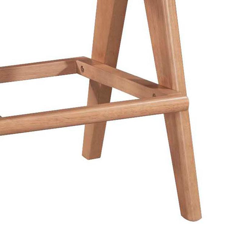 Scaun de bar Winslow, Negru - Nuc, 46x44x98 cm - Nuc