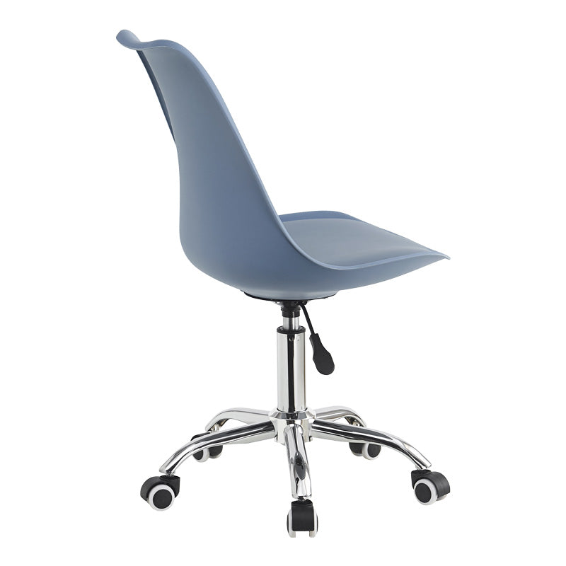 Scaun de birou ajustabil Gaston II, Modern, Albastru deschis, 48x57x77-90 cm, detaliu produs