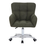 Scaun de birou Givole, boucle, 55x55x84 cm - Verde