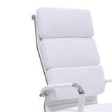 Scaun de birou de manager Tokyo cu PU 56x52x108 cm, Diverse culori, 52x56 cm - Alb
