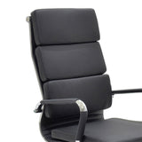 Scaun de birou de manager Tokyo cu PU 56x52x108 cm, Diverse culori, 52x56 cm - Negru