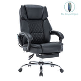 Scaun de birou director Thrive Premium Quality mecanism de masaj cu spate incalzit pu, Negru, 66x70x112 cm