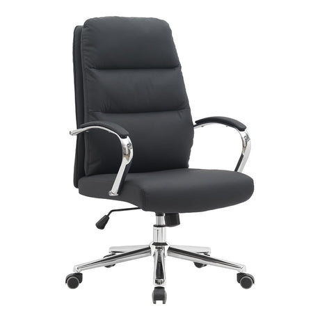 Scaun de birou directorial Normie, piele PU, 58x65x111 cm