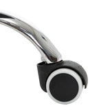 Scaun de birou directorial cu rotile Mavel, Negru, 55x62x100-110 cm
