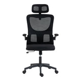 Scaun de birou directorial Mainz, 50x60x122 cm - Negru