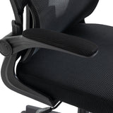Scaun de birou directorial Mainz, 50x60x122 cm - Negru