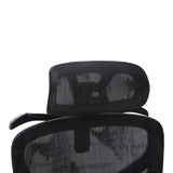 Scaun de birou directorial Vigo, 52x70x124 cm - Negru