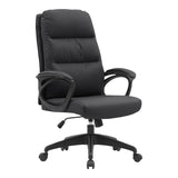 Scaun de birou Enfiria, Negru, 66x66x110-122 cm
