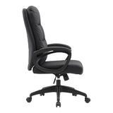 Scaun de birou Enfiria, Negru, 66x66x110-122 cm