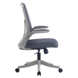 Scaun de birou Enrich cu plasa din material textil  100x200 - Gri