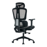Scaun de birou ergonomic Ergo Flow, Negru-Gri, 73x64x112-135 cm