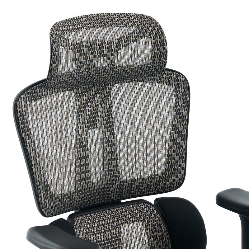 Scaun de birou ergonomic Ergo Flow, Negru-Gri, 73x64x112-135 cm