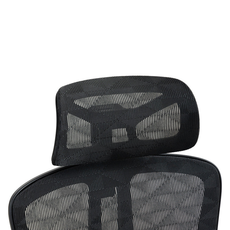 Scaun de birou ergonomic Jeffer, Mesh, Negru, 67x62x115-125 cm