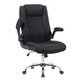 Scaun de birou ergonomic Kesla, PES, Negru, 65x65x113-121 cm