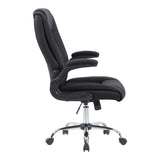 Scaun de birou ergonomic Kesla, PES, Negru, 65x65x113-121 cm