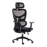 Scaun de birou ergonomic Manager, Mesh, negru, 67x64x120-128 cm