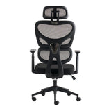 Scaun de birou ergonomic Manager, Mesh, negru, 67x64x120-128 cm