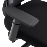 Scaun de birou ergonomic Manager, Mesh, negru, 67x64x120-128 cm