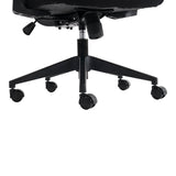 Scaun de birou ergonomic Manager, Mesh, negru, 67x64x120-128 cm