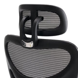 Scaun de birou ergonomic Manager, Mesh, negru, 67x64x120-128 cm