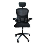 Scaun de birou ergonomic Recko, mesh, Negru, 56x62x116-125 cm