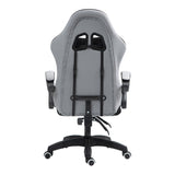 Scaun de birou gaming Gline stofa negru-Gri negru pp, 60x59x118 cm