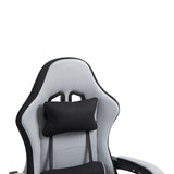 Scaun de birou gaming Gline stofa negru-Gri negru pp, 60x59x118 cm