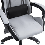 Scaun de birou gaming Gline stofa negru-Gri negru pp, 60x59x118 cm