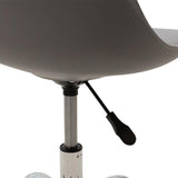 Scaun de birou Gaston II PP-PU, 48x57x80 cm - Gri