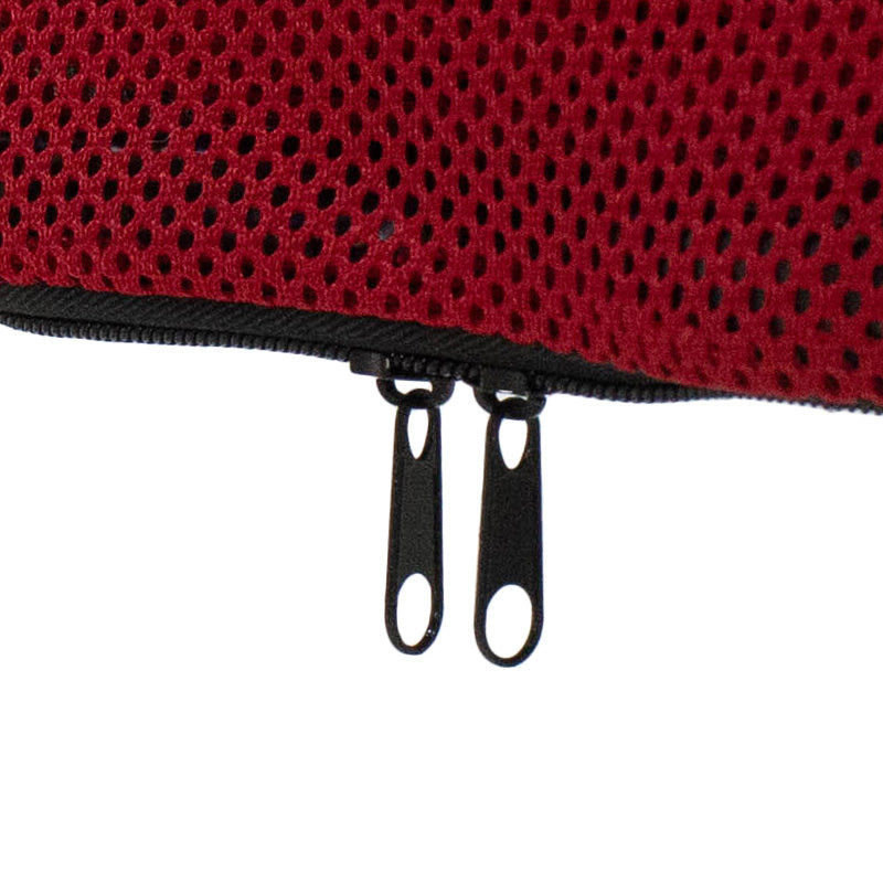 Scaun de birou Joel I mesh, negru-rosu, 60x60x109 cm