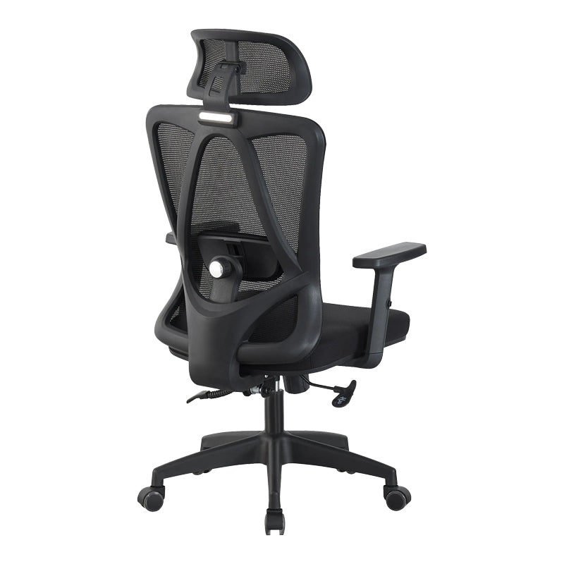Scaun de birou Magida, Stofa, Negru