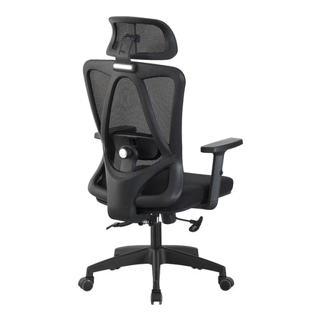 Scaun de birou Magida, Stofa, Negru