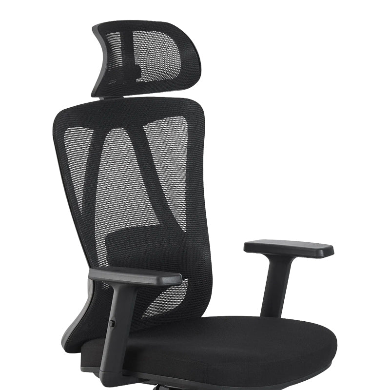 Scaun de birou Magida, Stofa, Negru