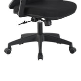Scaun de birou Magida, Stofa, Negru