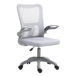 Scaun de birou manager Annalize plasa, Gri, 57x53x100 cm