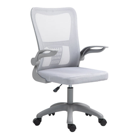 Scaun de birou manager Annalize plasa, Gri, 57x53x100 cm