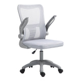 Scaun de birou manager Annalize plasa, Gri, 57x53x100 cm