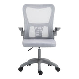 Scaun de birou manager Annalize plasa, Gri, 57x53x100 cm