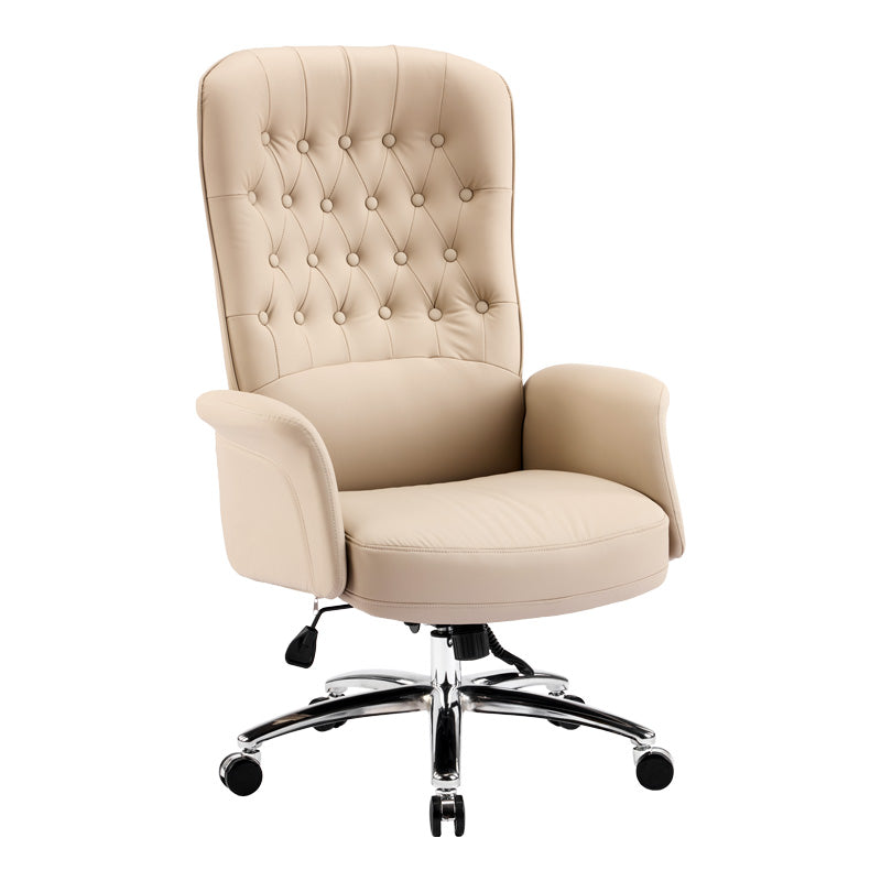 Scaun de birou managerial Kaline, piele PU, 69x79x123 cm - Scaun de birou managerial Kaline, piele PU, 69x79x123 cm - 033-000032