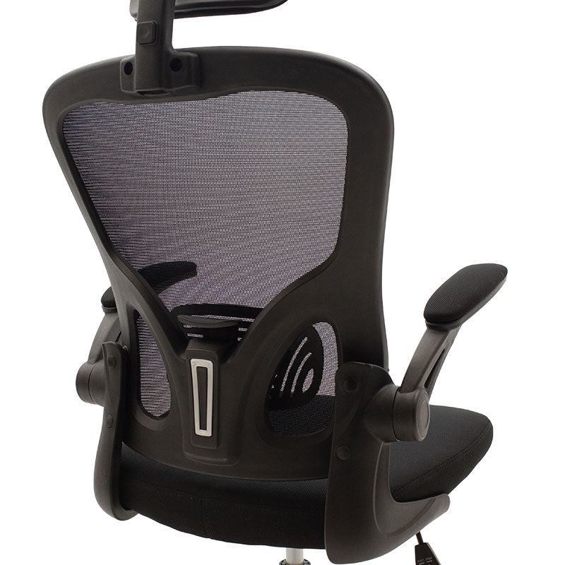 Scaun de birou Manager Ergoline cu plasa, neagra, 65x62 cm
