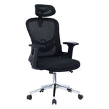Scaun de birou manager Ignatius mesh, Gri - Negru, 110-120x65x45 cm - Scaun de birou manager Ignatius mesh, Gri - Negru, 110-120x65x45 cm - 275-000006