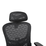 Scaun de birou manager Mergi plasa, neagra, 62x63x120 cm