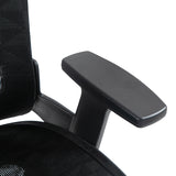 Scaun de birou manager Mergi plasa, neagra, 62x63x120 cm