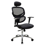 Scaun de birou manager, neagra, 65x65x122 cm