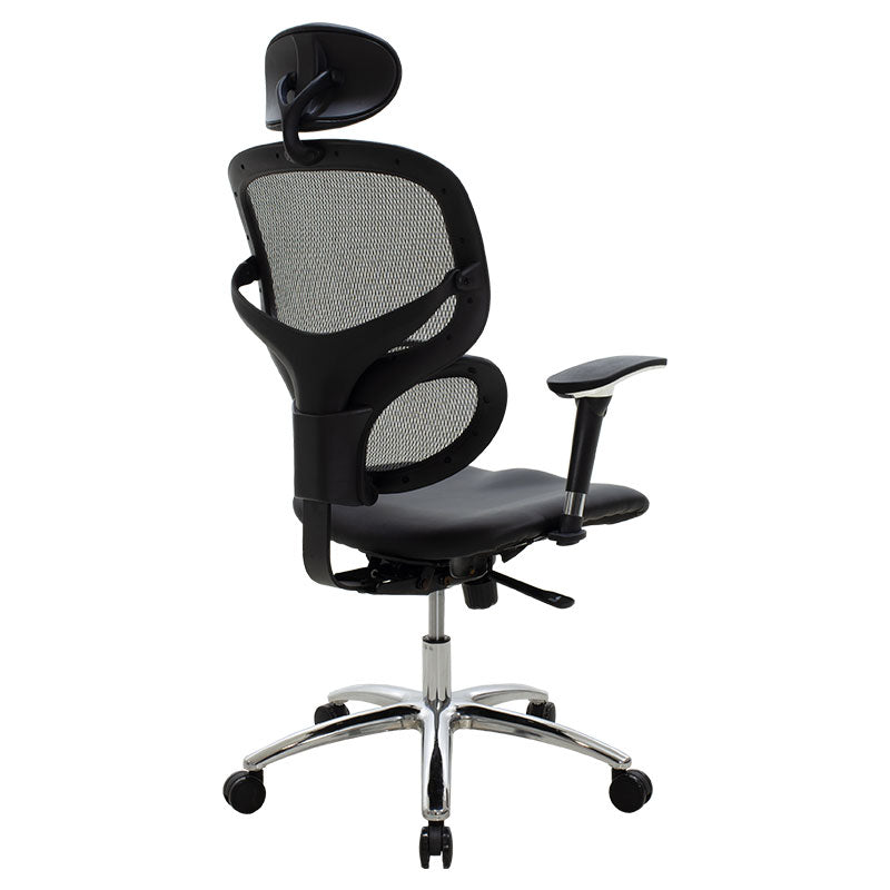 Scaun de birou manager, neagra, 65x65x122 cm