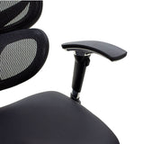Scaun de birou manager, neagra, 65x65x122 cm