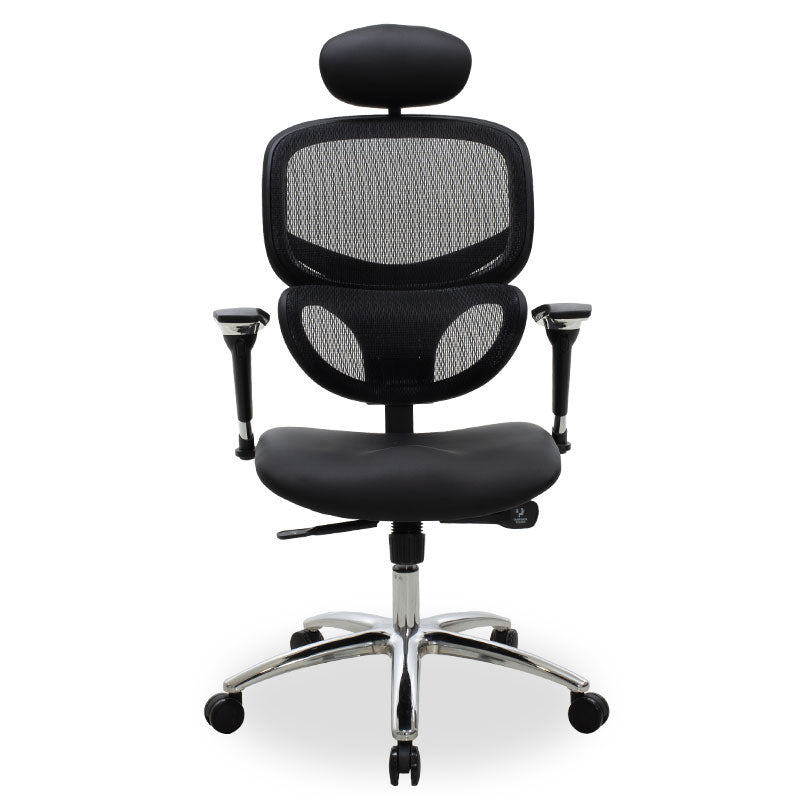 Scaun de birou manager, neagra, 65x65x122 cm