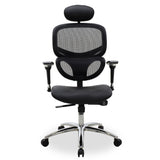Scaun de birou manager, neagra, 65x65x122 cm