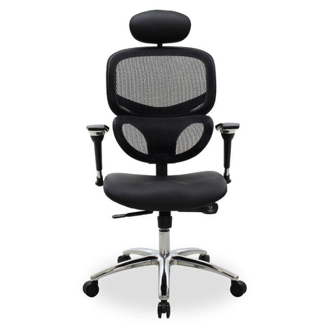 Scaun de birou manager, neagra, 65x65x122 cm